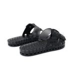 Sensi Kids Jelly Sandalo Nero Doppia Fascia per Bambini (RETRO)