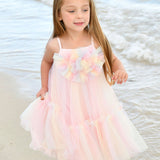 Angel's Face Pink/Multicolor Rosheen Dress for Girls