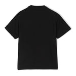 Pinko Kids T-shirt Nera con Decorazione Strass per Bambine (retro)