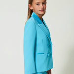 Twinset Kids Giacca Blazer Azzurra 