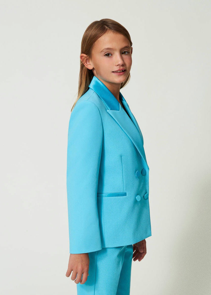 Twinset Kids Giacca Blazer Azzurra 