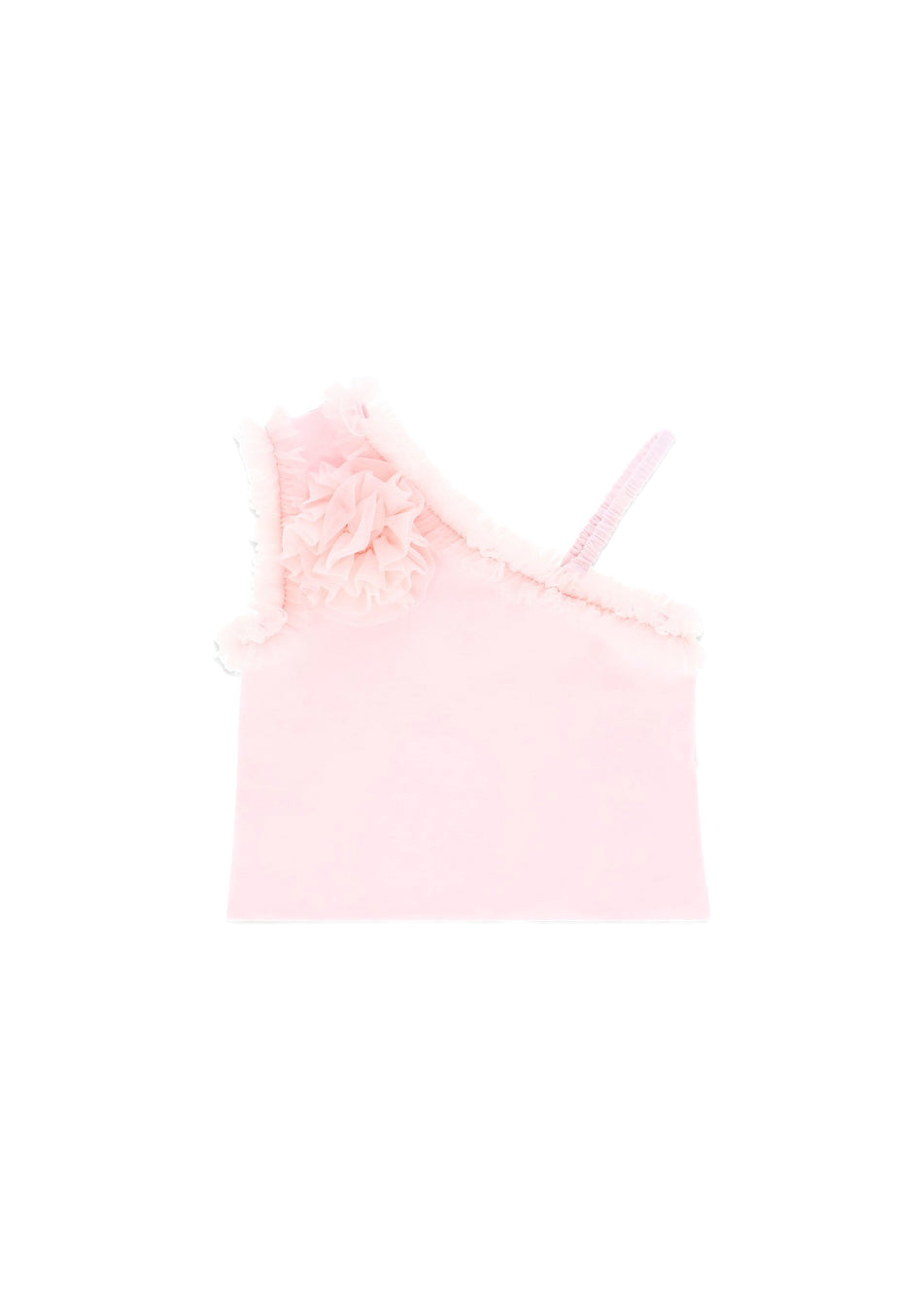 Angel's Face Top Rosa con Fiore Reese per Bambine