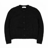 Vicolo Kids Cardigan Nero con Logo Retro per Bambine