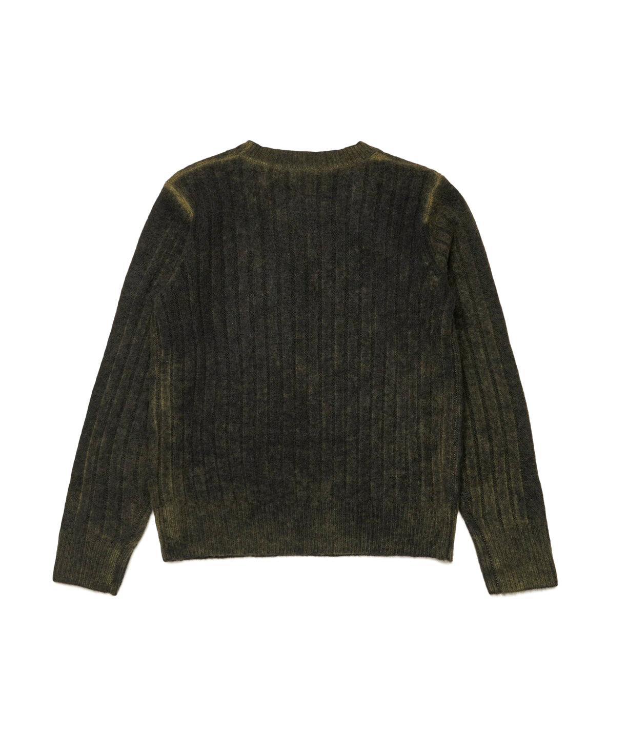 Diesel Kids Maglione Verde con Logo Oval D per Bambini (retro)