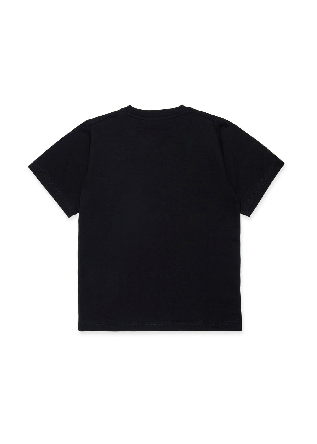 Dsquared2 Kids T-shirt Nera con Patch Bear per Bambini