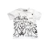 Iceberg Kids T-Shirt Bianca con Stampa per Neonati