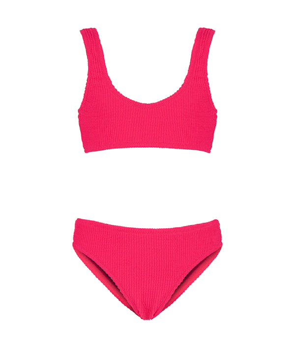 EffeK Costume Bikini a Fascia Fucsia per Bambine