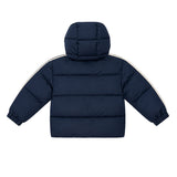 Palm Angels Kids Giubbino Blu con Logo per Neonati