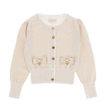 Angel's Face Cardigan Oro per Bambine 