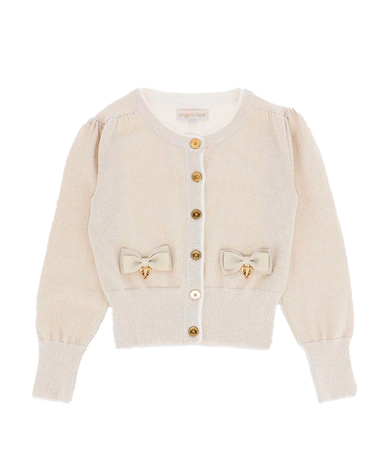 Angel's Face Cardigan Oro per Bambine 