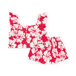 Tuc Tuc Top con Shorts Rosso/Bianco per Neonate