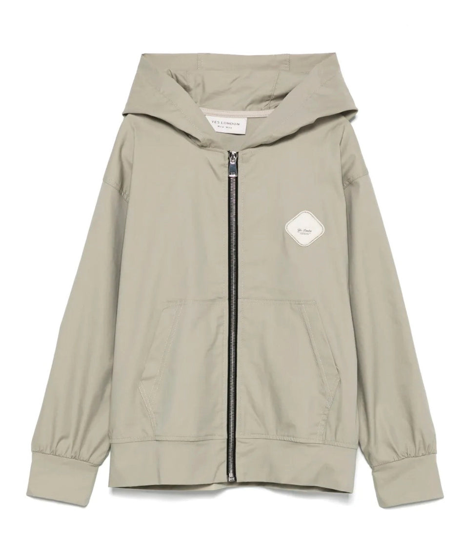 Yes London Giubbino Salvia con Patch Logo per Bambini