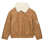 N°21 Kids Bomber Marrone con Pelliccia per Bambine