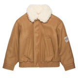 N°21 Kids Bomber Marrone con Pelliccia per Bambine