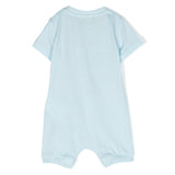 Moschino Kids Tutina Cielo con Stampa Teddy Bear per Neonati (retro)