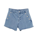Twinset Kids Shorts in Denim per Bambine