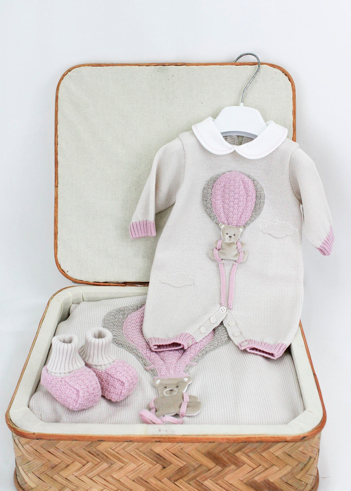 Marlù Corredino Rosa/Beige per Neonate
