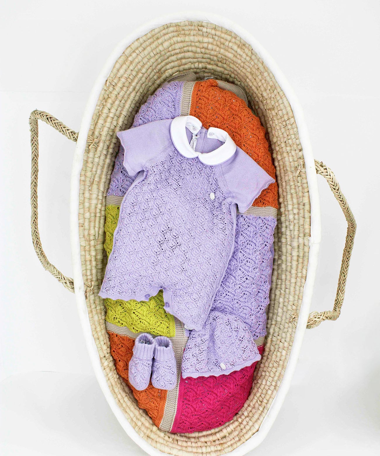 Le Coconne Corredino Lilla per Neonate