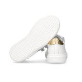 Elisabetta Franchi La Mia Bambina Sneakers Bianca/Oro per Bambine