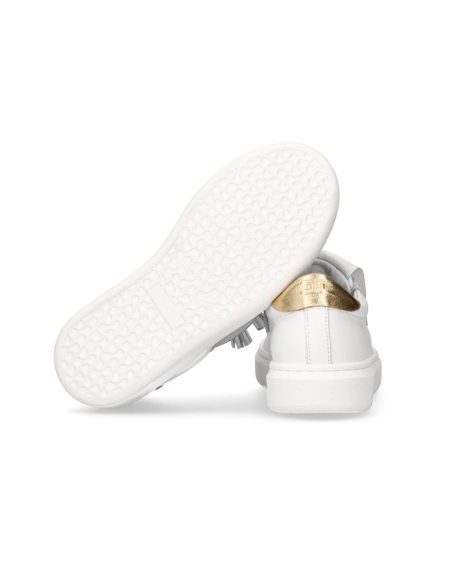 Elisabetta Franchi La Mia Bambina Sneakers Bianca/Oro per Bambine