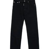 Dsquared2 Kids Jeans Denim Neri Straight Fit per Bambini
