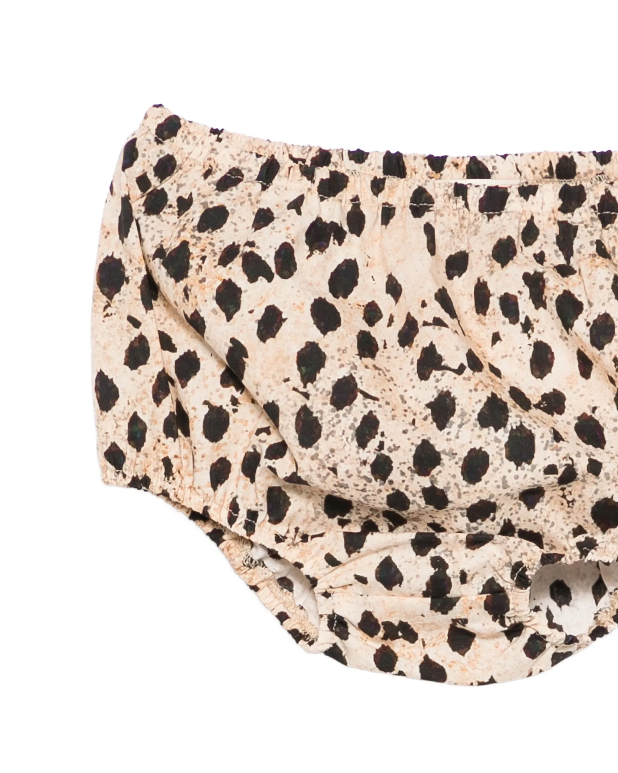 Elisabetta Franchi La Mia Bambina Abito e Mutandina Abbinata con Motivo Animalier per Neonate