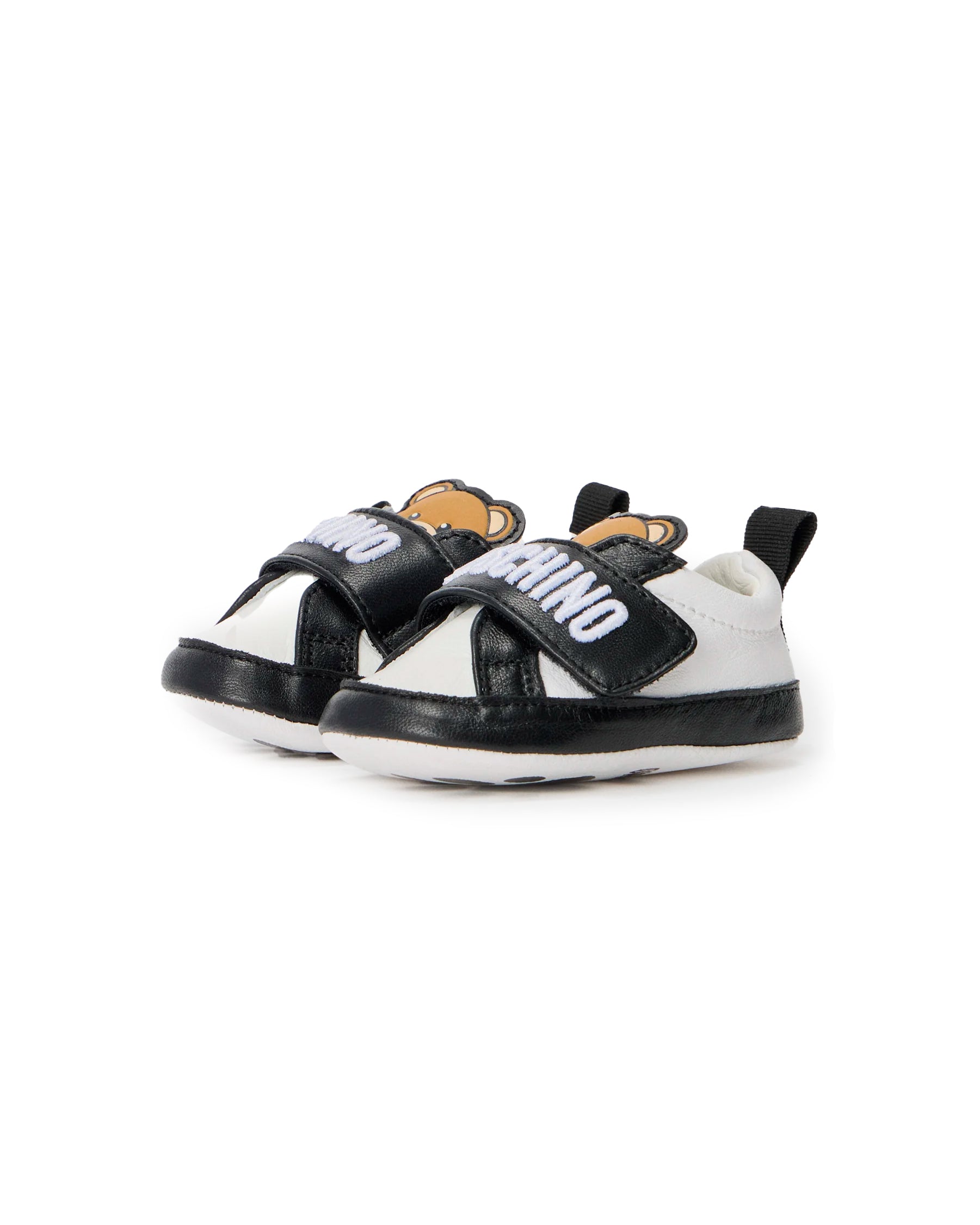 Moschino Kids Scarpette con Strappo per Neonati