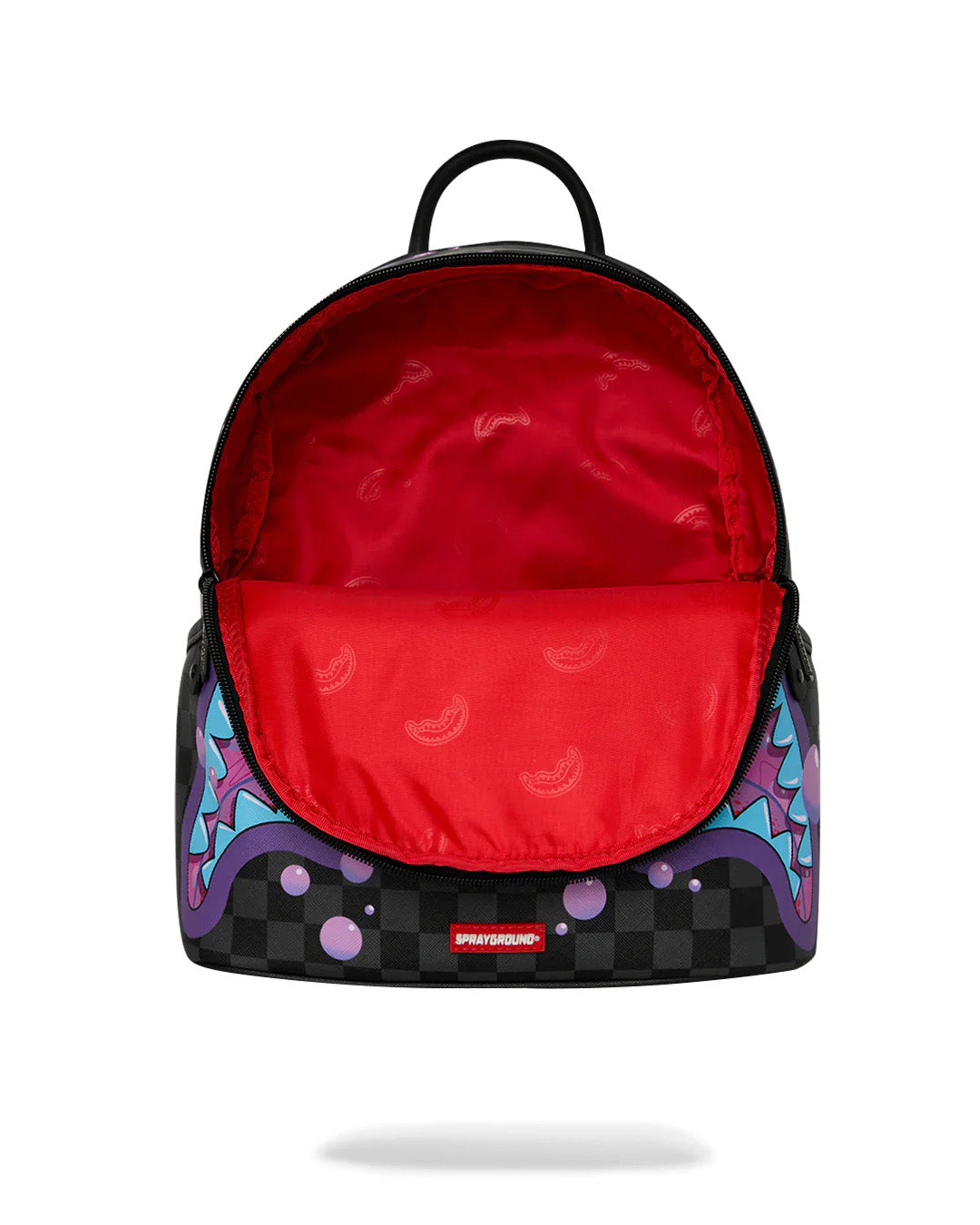 Sprayground Kids Zaino Nero Fantasia Viola e Azzurro Unisex