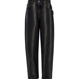 Just Cavalli Kids Pantalone in Denim Nero Unisex