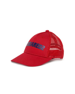 Dsquared2 Kids Cappello Rosso con Stampa per Bambini