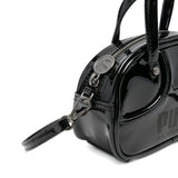 Puma Kids Borsa 1976 Nero Lucido con Logo per Bambine