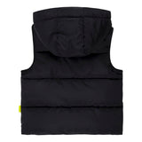 Barrow Kids Giubbino Gilet Nero con Cappuccio per Bambini