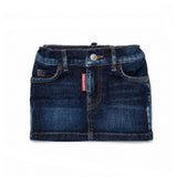 Dsquared2 Kids Gonna in Denim con Ricamo per Neonate