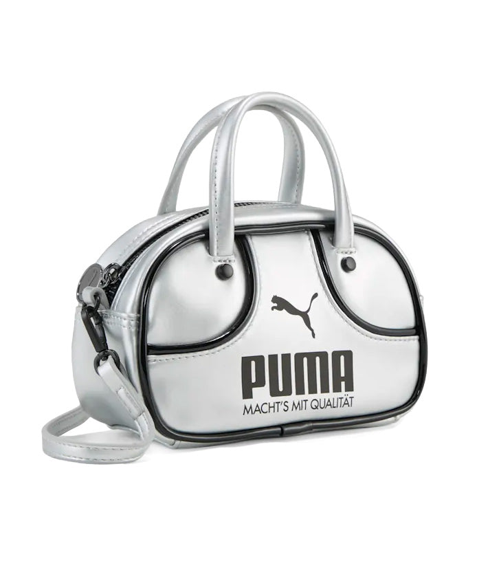 Puma Kids Borsa Metallic 1976 con Logo per Bambine