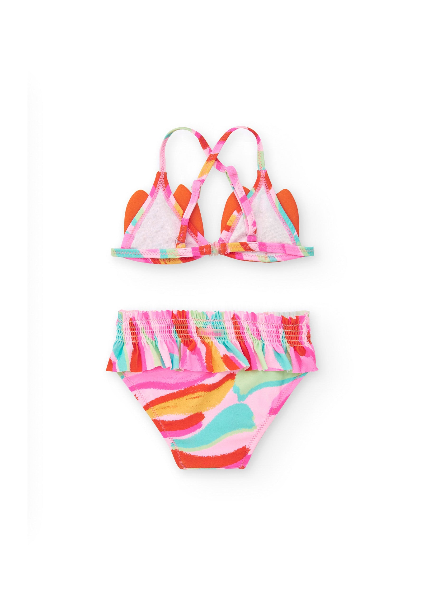 Tuc Tuc Costume Bikini Rosa Cat per Neonate