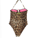 4GIVENESS Costume Monokini Fantasia Maculata per Bambine (retro)