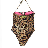 4GIVENESS Costume Monokini Fantasia Maculata per Bambine (retro)