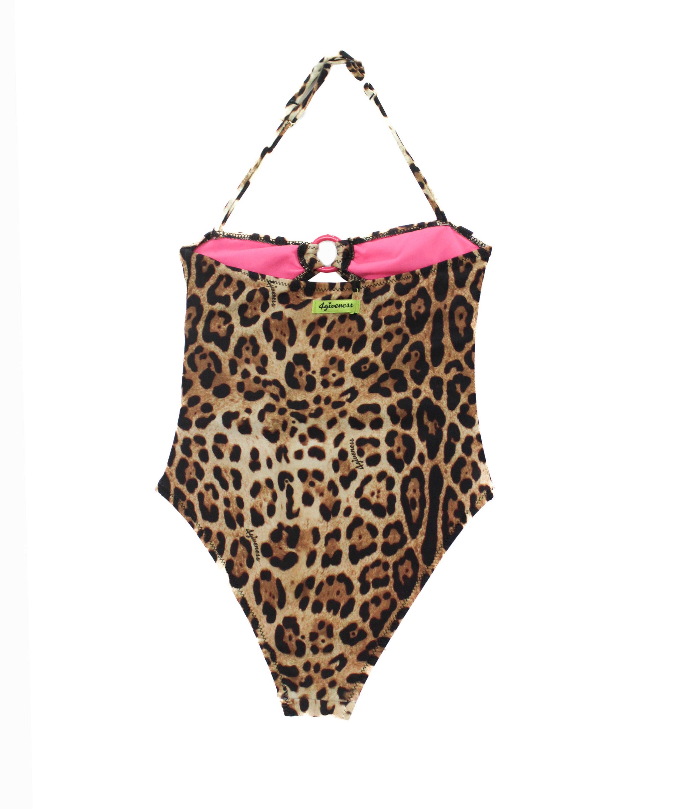 4GIVENESS Costume Monokini Fantasia Maculata per Bambine (retro)