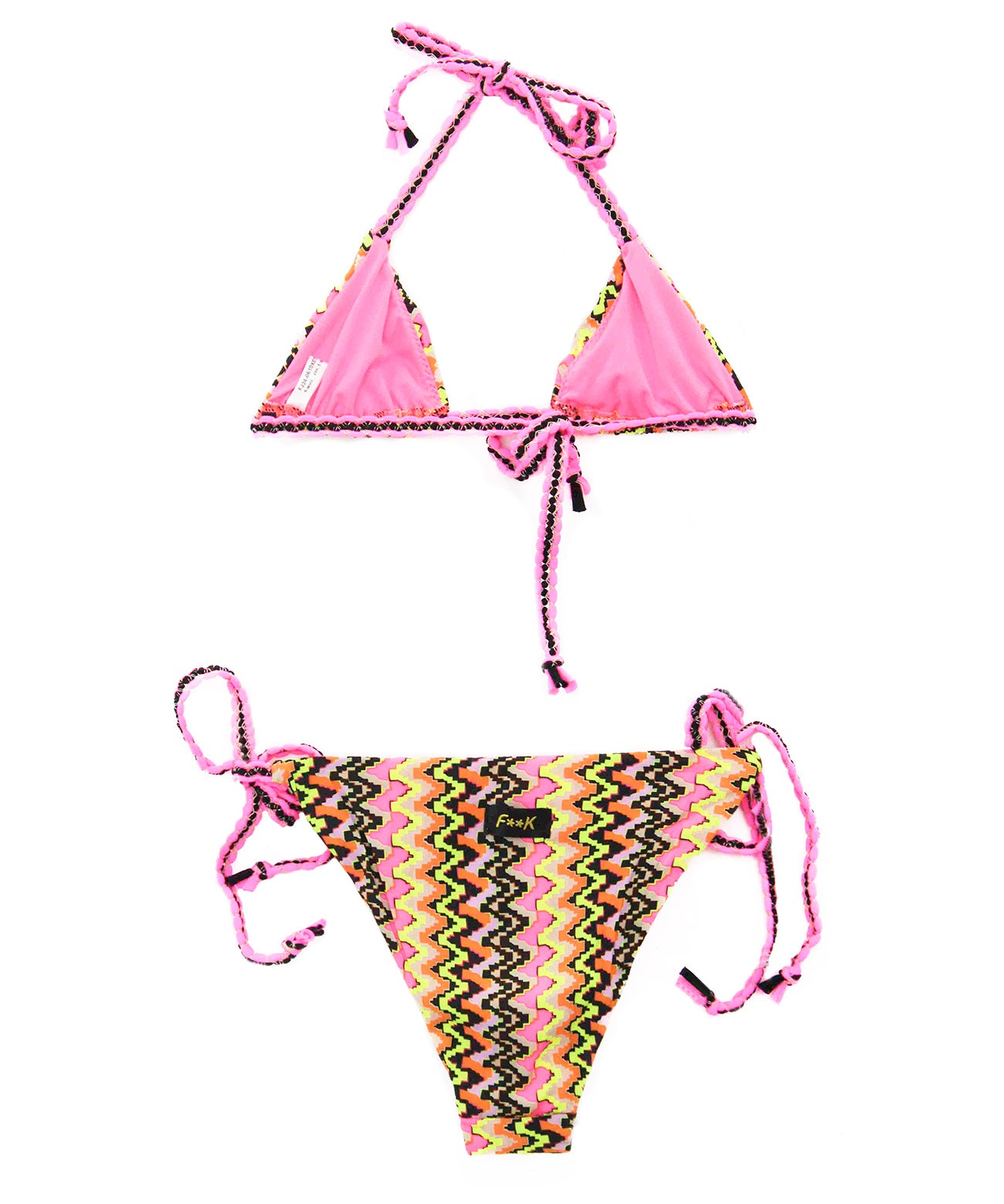 EffeK Costume Bikini Fantasia Multicolor per Bambine
