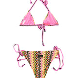EffeK Costume Bikini Fantasia Multicolor per Bambine
