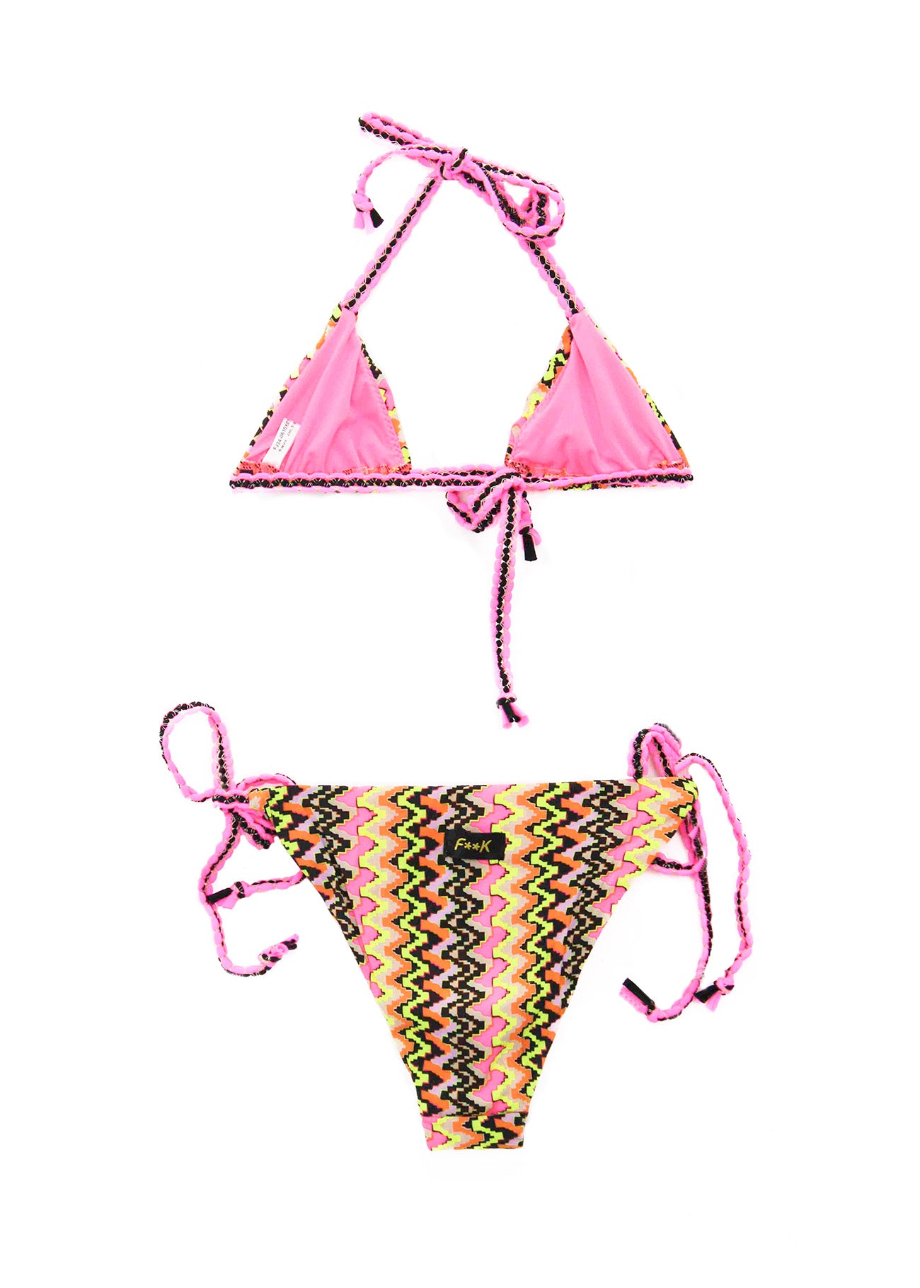 EffeK Costume Bikini Fantasia Multicolor per Bambine