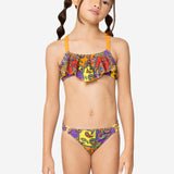 4GIVENESS Costume Bikini a Fascia Fantasia Cashemire per Bambine