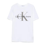 Calvin Klein Kids T-shirt Bianca con Stampa per Bambini