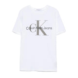 Calvin Klein Kids T-shirt Bianca con Stampa per Bambini