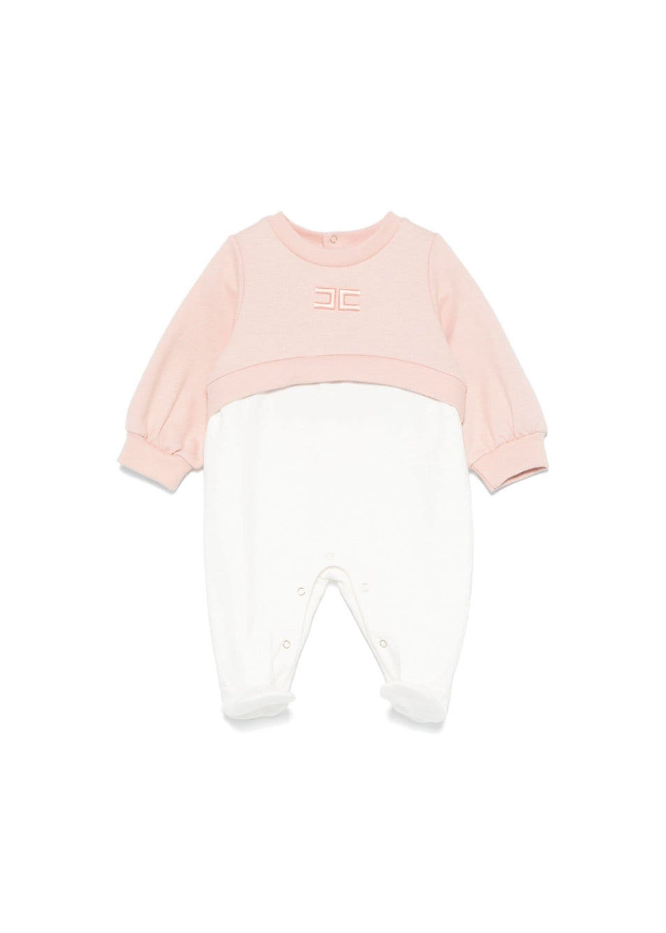 Elisabetta Franchi La Mia Bambina Tutina Desert Rose/Avorio per Neonate