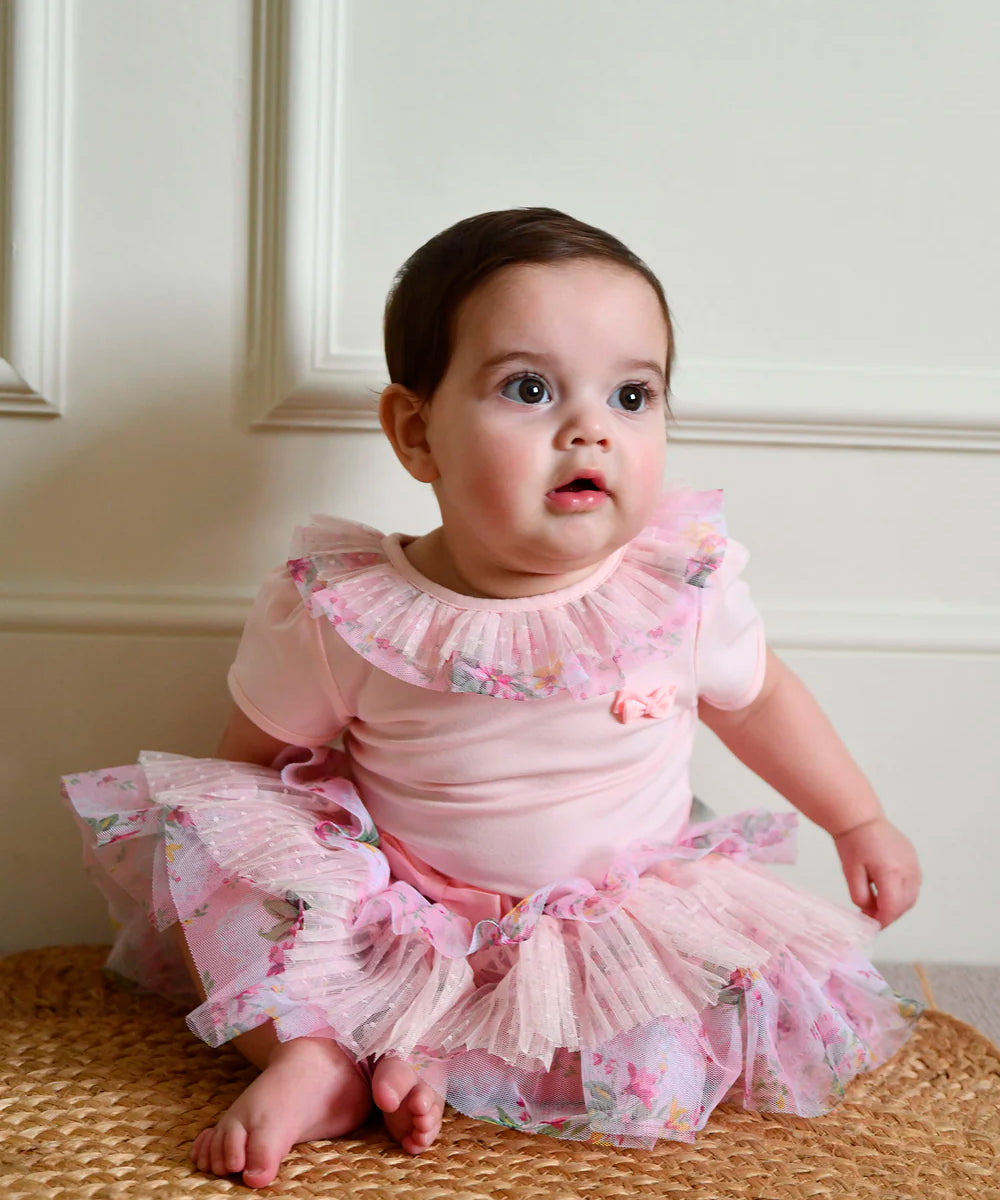 Angel's Face Gonna Fantasia Rosa per Neonate