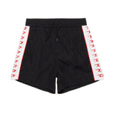 Diesel Kids Costume Boxer Nero con Banda Logata per Bambini