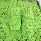 Le Coconne Scarpine Verdi per Neonate (fronte)