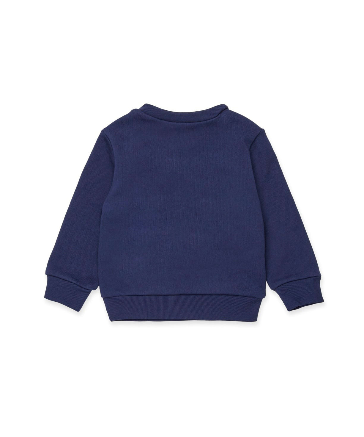 Dsquared Kids Felpa Girocollo Blu con Logo Sport per Neonati