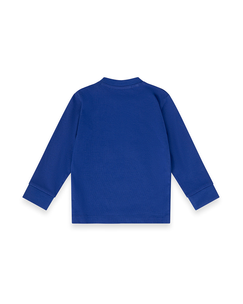 Paciotti Kids T-Shirt Blue a Maniche Lunghe con Bottoni Apertura Spalla per Neonati